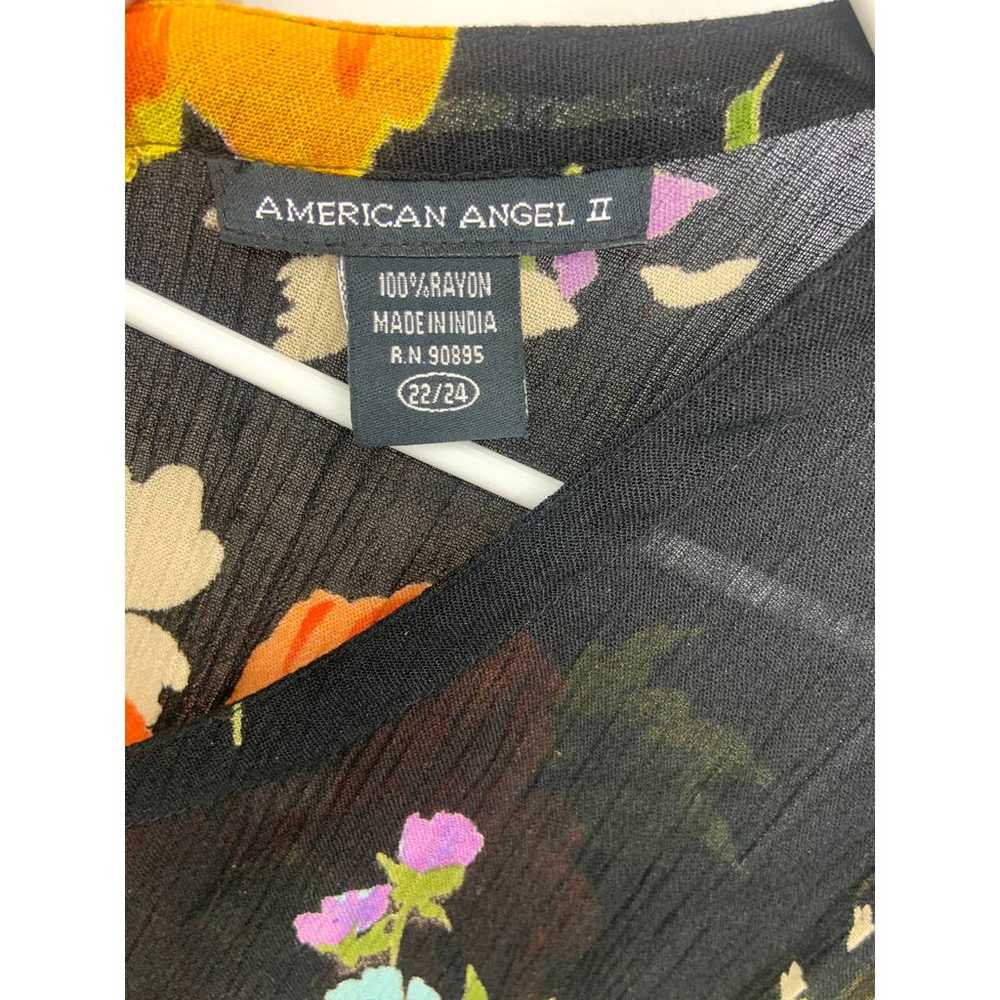 American Angel Black Floral Maxi Dress Sleeveless… - image 3