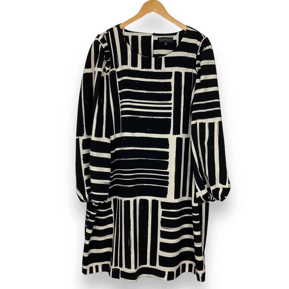 Eloquii Puff Sleeve Easy Tee Dress Women's Size 2… - image 2
