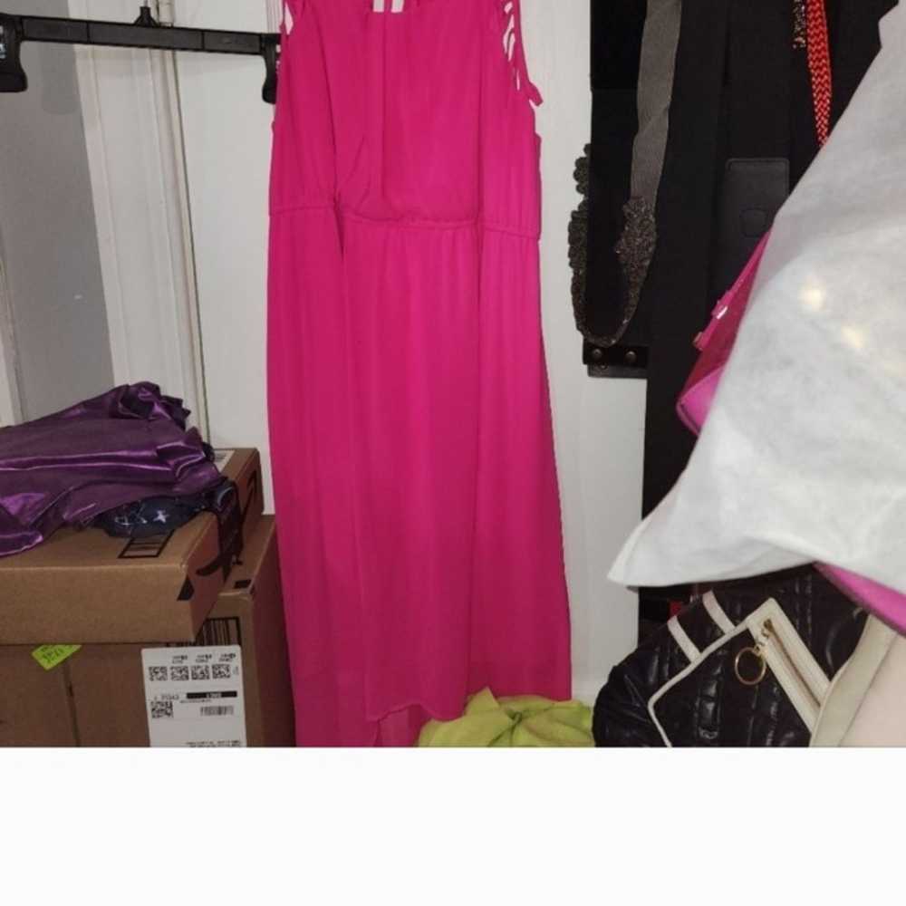 Torrid high low hot pink dress 3x - image 2