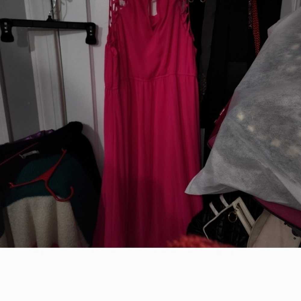 Torrid high low hot pink dress 3x - image 4