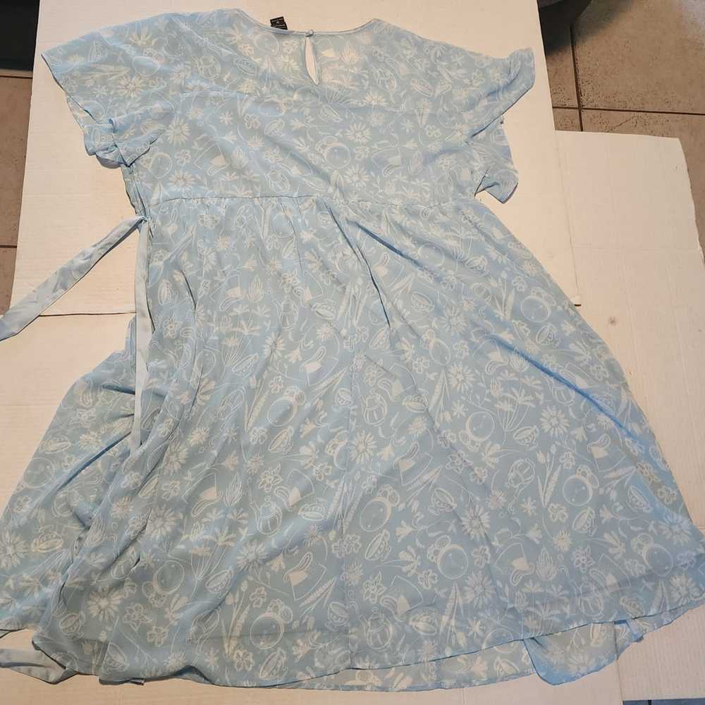 +Size 26 Disney her universe dress Blue And White… - image 2