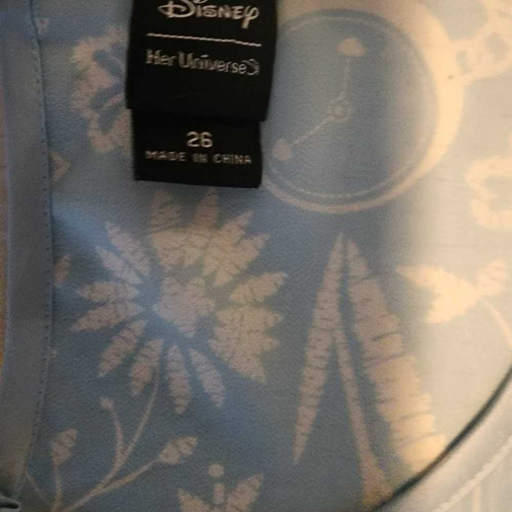 +Size 26 Disney her universe dress Blue And White… - image 8