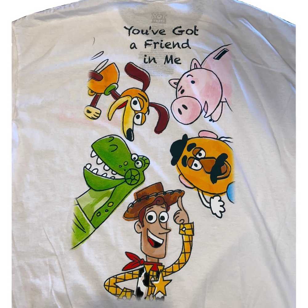 Disney Pixar Toy Story T Shirt White Adult XS You… - image 2