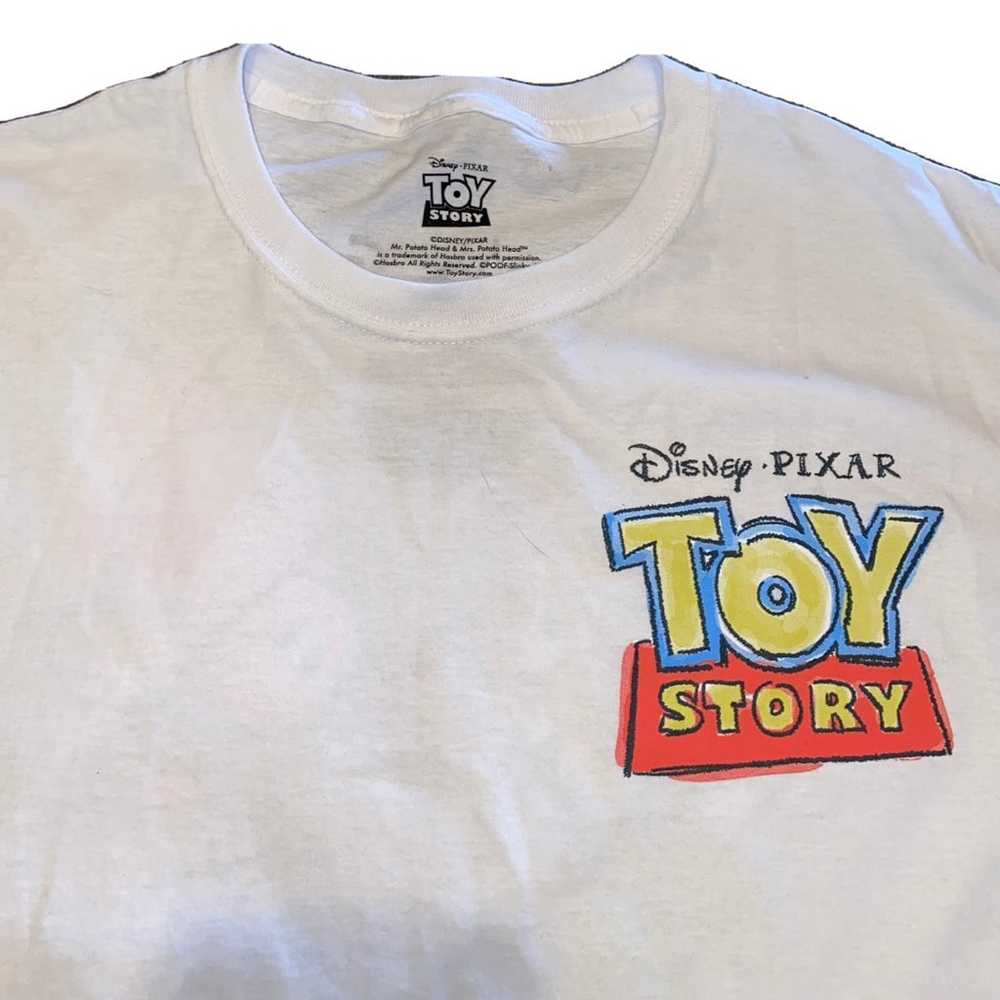 Disney Pixar Toy Story T Shirt White Adult XS You… - image 4