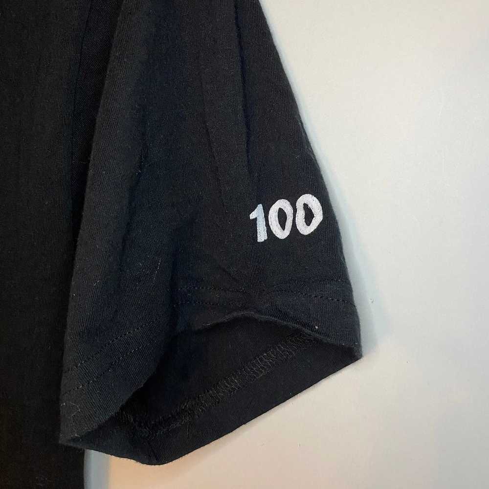 Peloton Unisex Black T Shirt 100 Century Edition - image 2