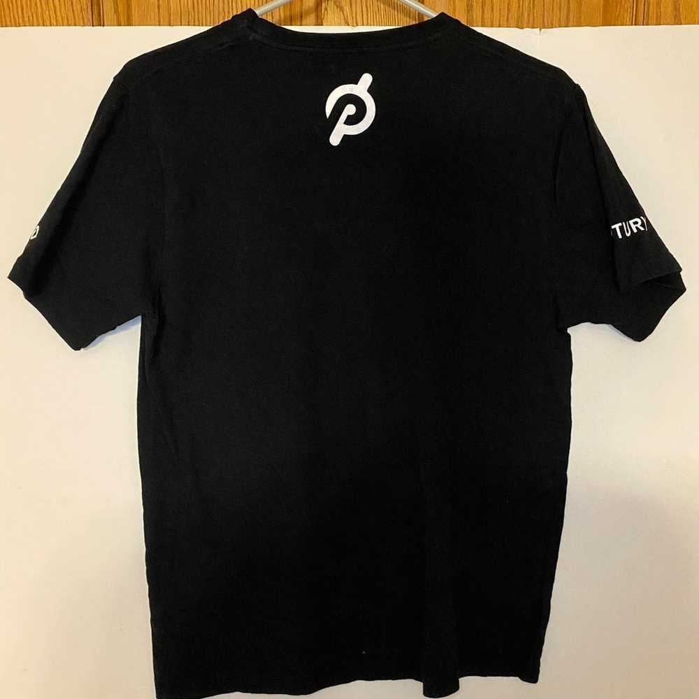 Peloton Unisex Black T Shirt 100 Century Edition - image 4