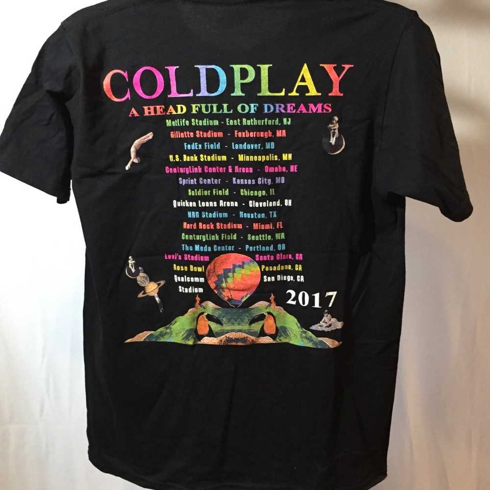 Coldplay A Head Full of Dreams Tour Shirt - Size … - image 2
