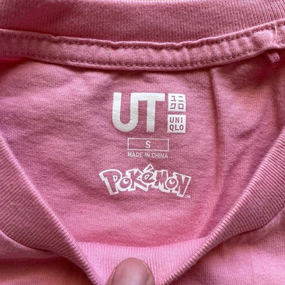 Uniqlo UT X Pokemon Pink Characters Silhouette Sh… - image 4