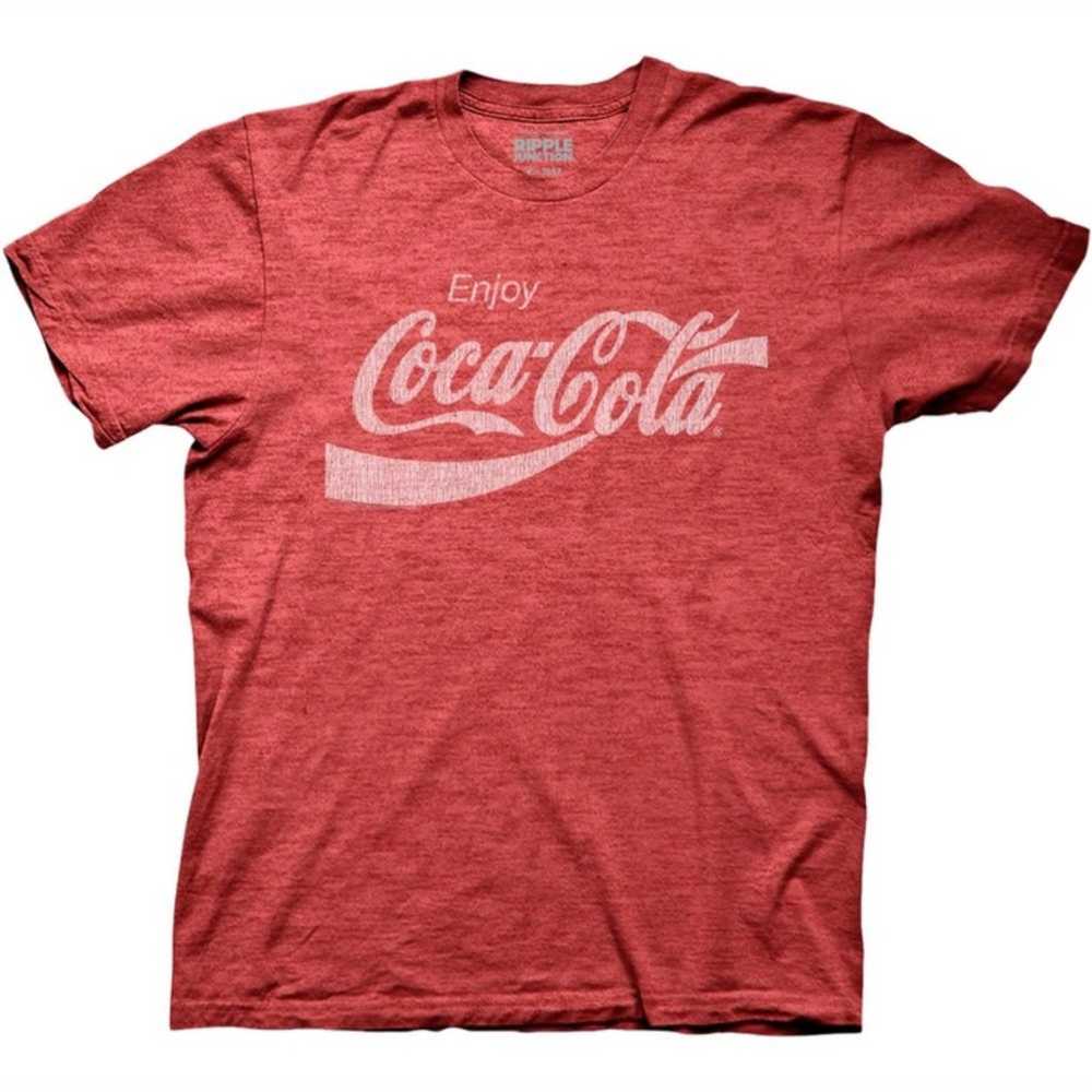 Coca-Cola Vintage Enjoy Coke Logo T-Shirt sz Smal… - image 1