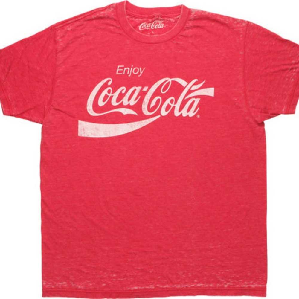 Coca-Cola Vintage Enjoy Coke Logo T-Shirt sz Smal… - image 5