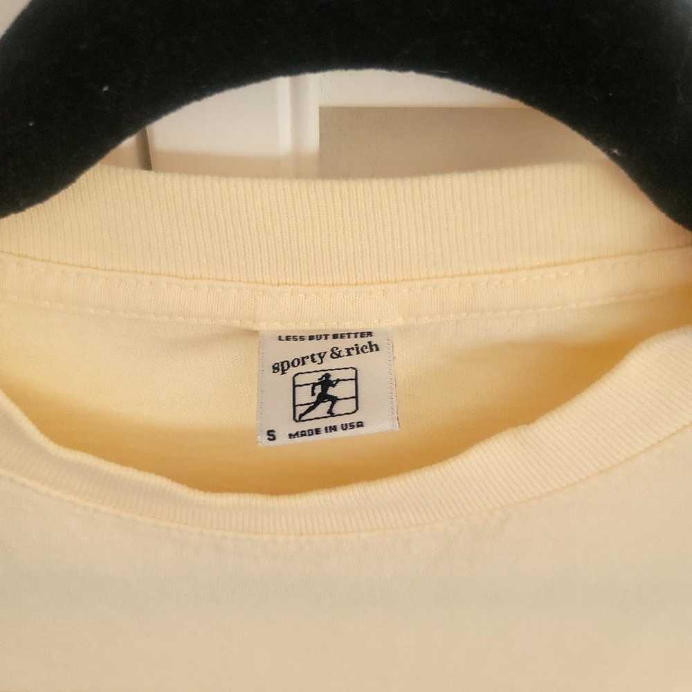 NWOT Sporty and Rich Sun Club Shirt - image 2