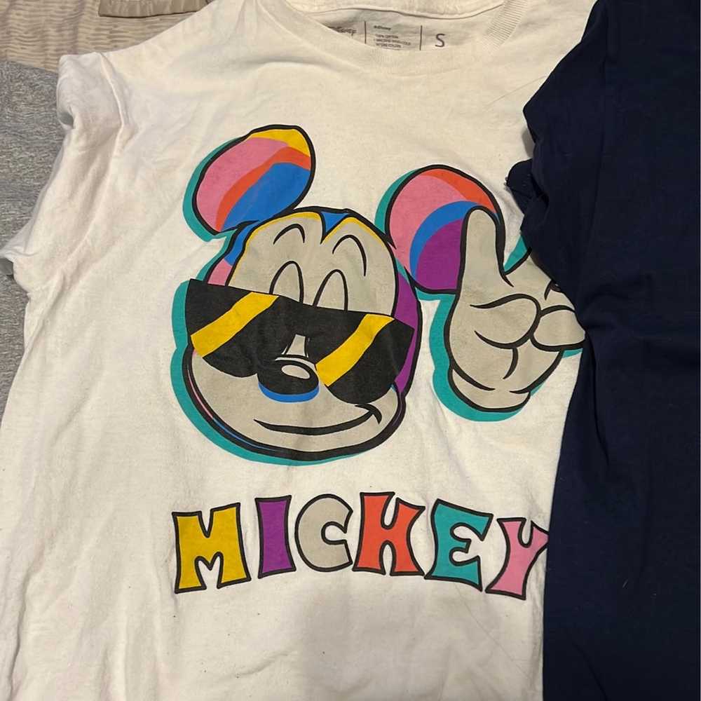 4 Adult Small Mickey t-shirts - image 3