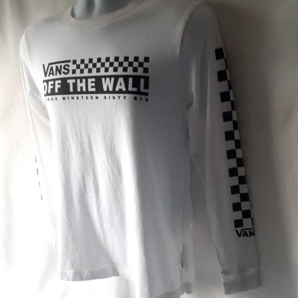 Vans "Off The Wall" men's white long-sleeve graph… - image 2