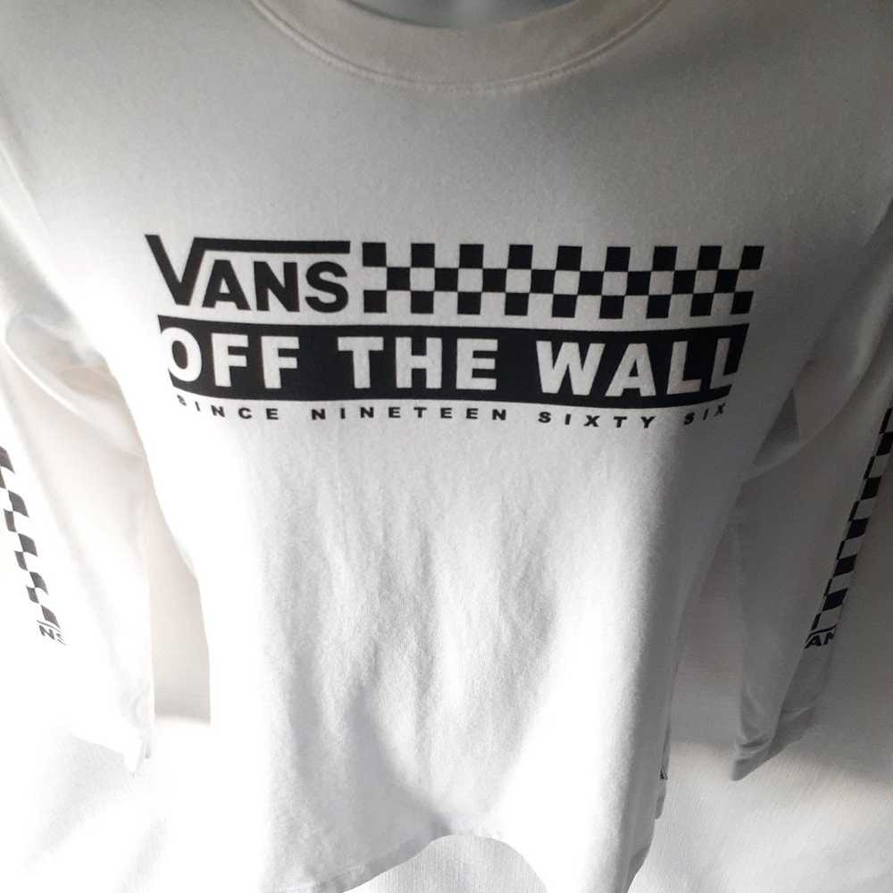 Vans "Off The Wall" men's white long-sleeve graph… - image 3