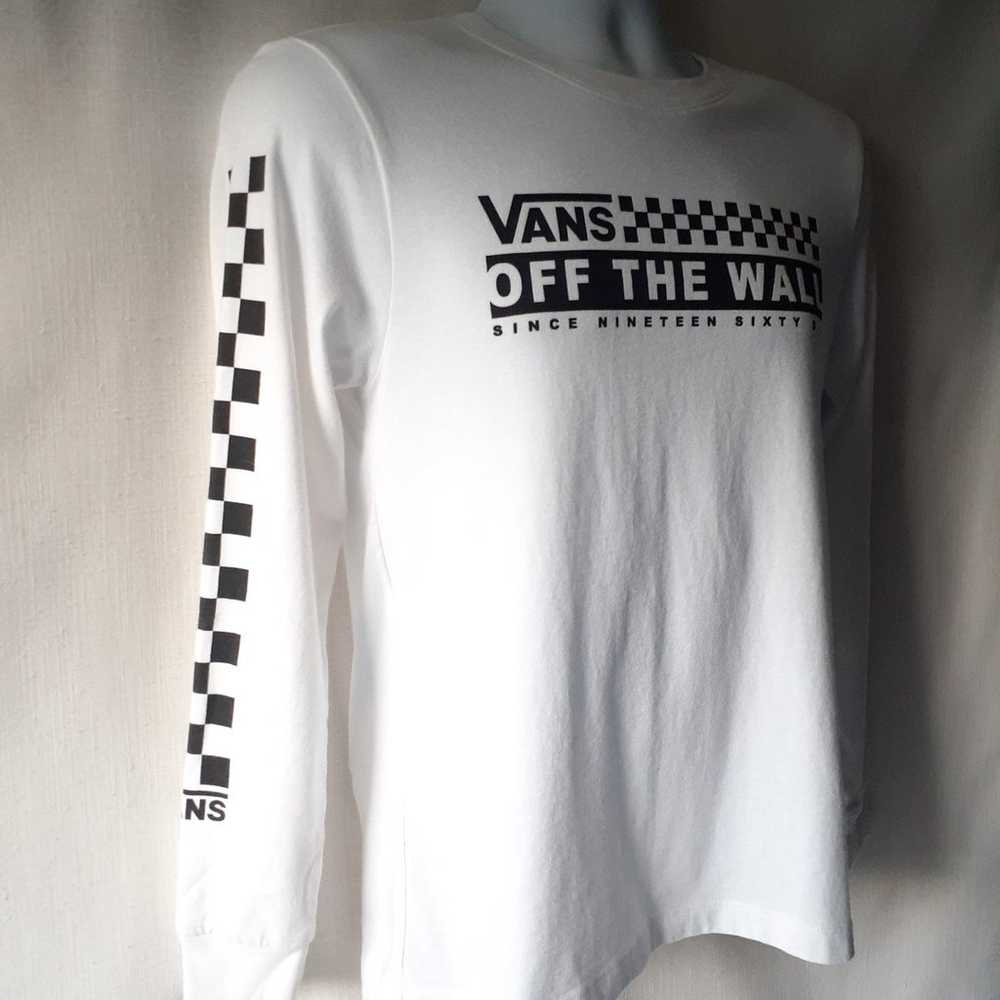 Vans "Off The Wall" men's white long-sleeve graph… - image 4