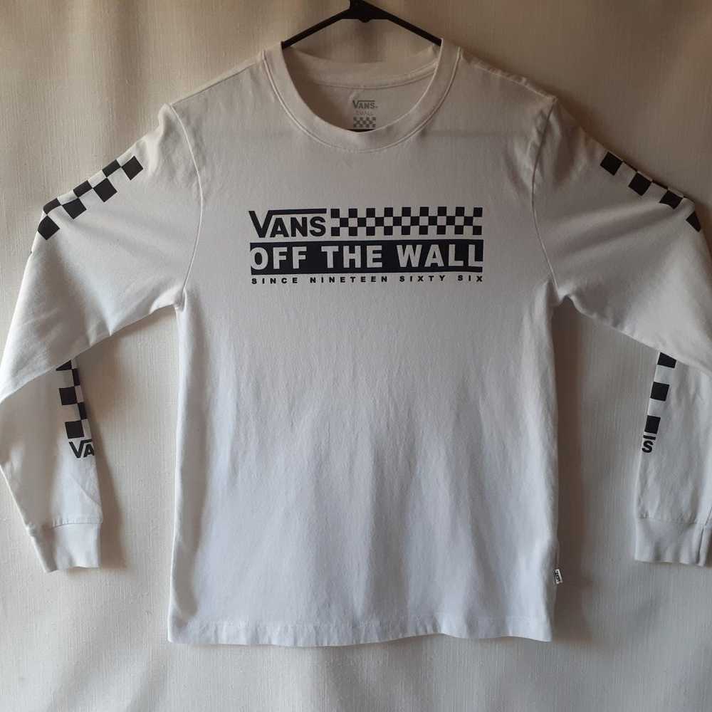 Vans "Off The Wall" men's white long-sleeve graph… - image 5