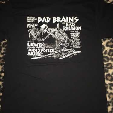 Bad Brains Old School Flyer Tee
