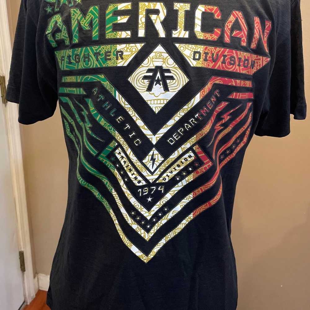 AMERICAN FIGHTER CRYSTAL RIVER S/S TEE SZ SMALL - image 1