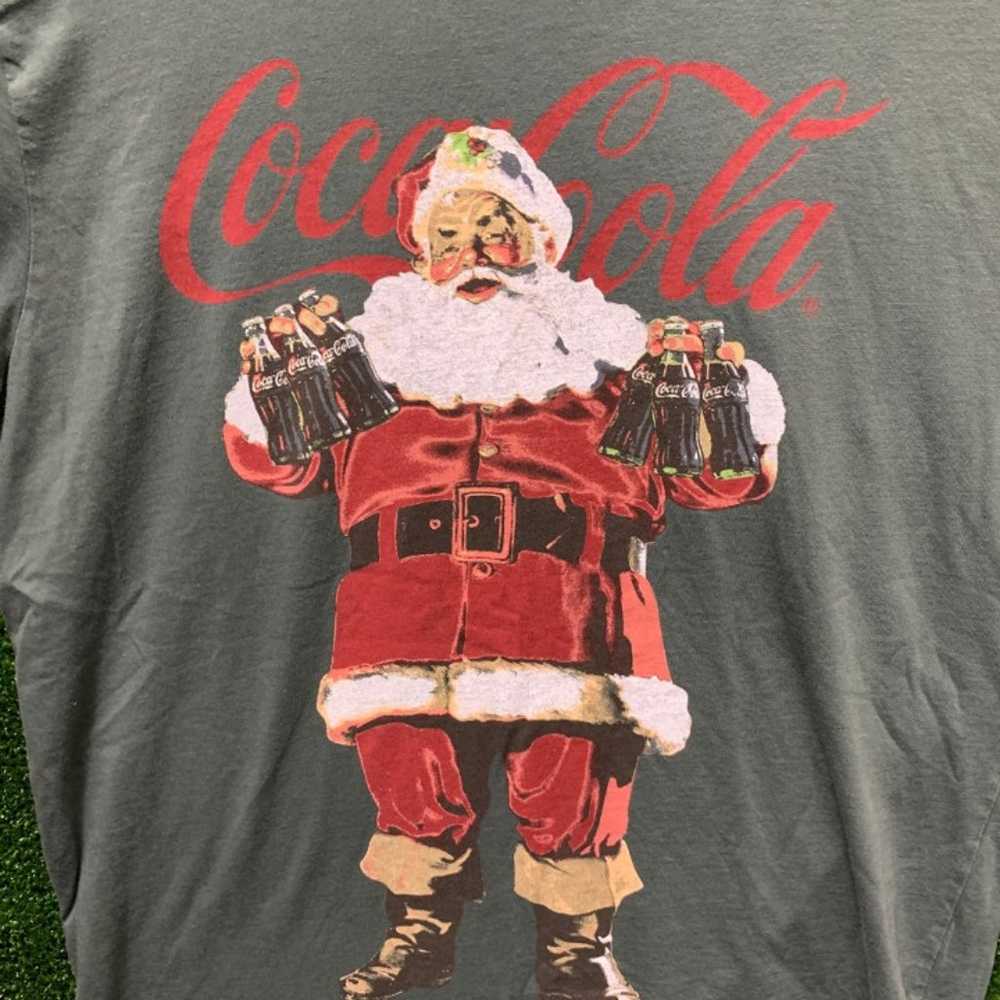 Coca-Cola Christmas T-shirt Size S - image 4