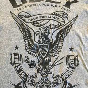 OBEY CASH FOR CHAOS Designs T-Shirt - image 1
