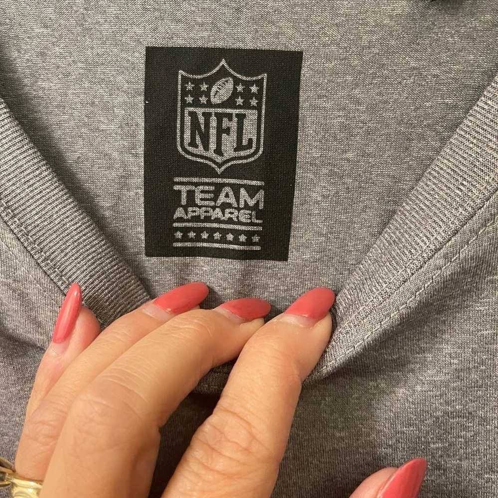 Men’s NFL Team Apparel size small gray long sleev… - image 2