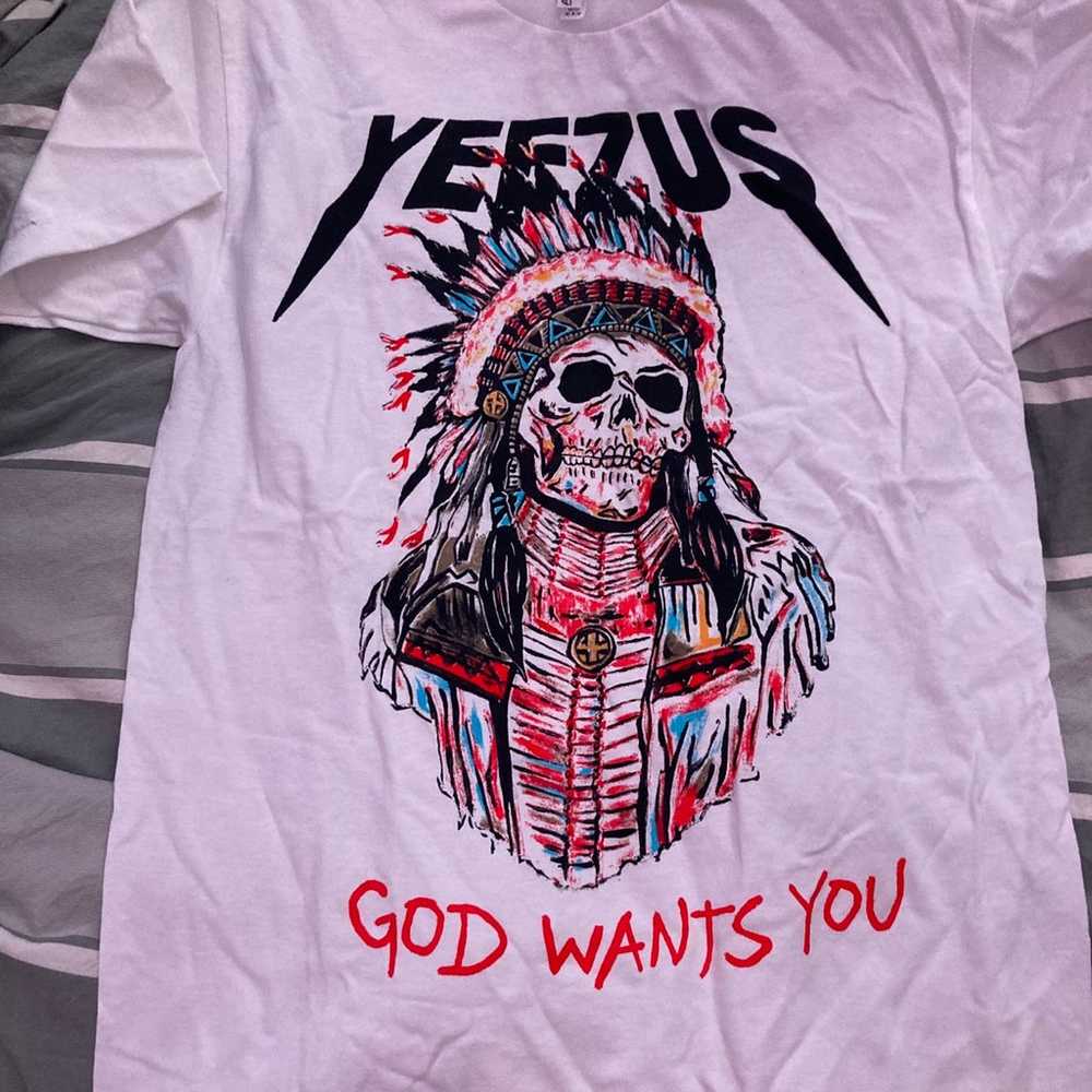 Yeezus god wants you t shirt - image 2