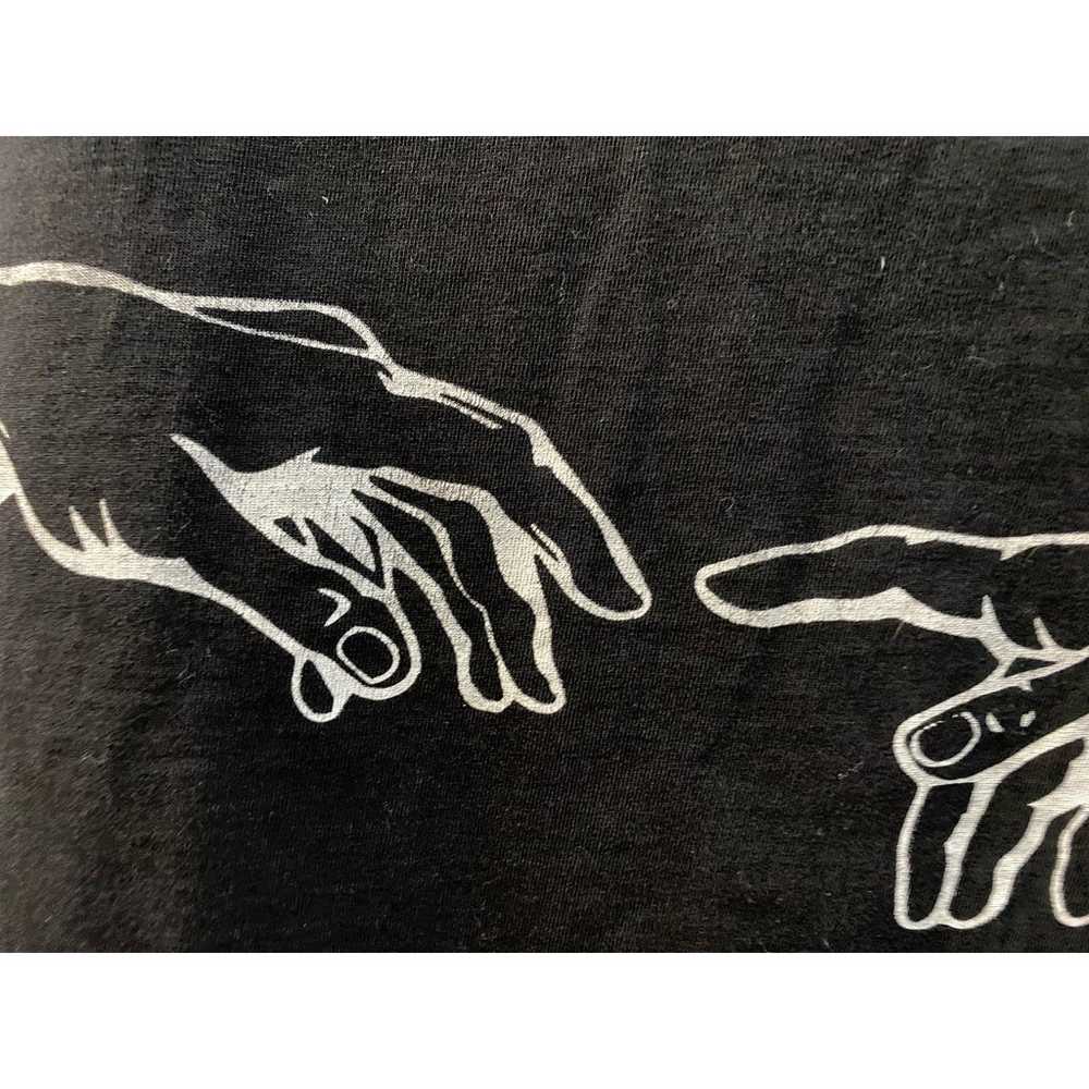 Michelangelo Hands of God and Adam Men Shirt Top … - image 6