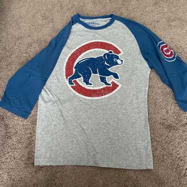 Chicago Cubs Henley Baseball T-Shirt - image 1