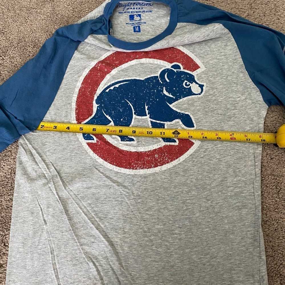 Chicago Cubs Henley Baseball T-Shirt - image 3