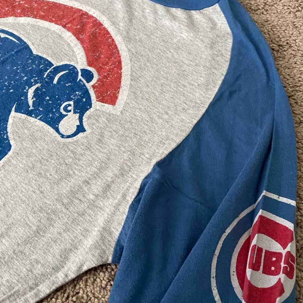 Chicago Cubs Henley Baseball T-Shirt - image 4