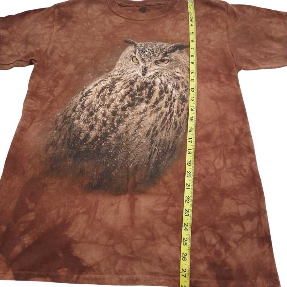 The Mountain Shirt size M, Powerful Owl Brown tie… - image 5