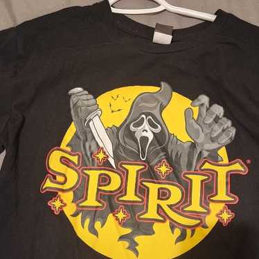 Spirit halloween ghost face t shirt