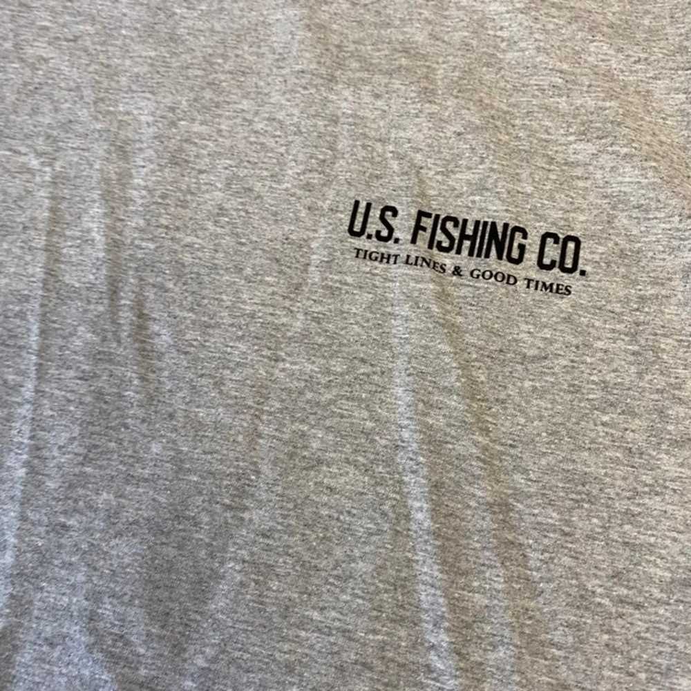 US Fishing Tight Lines Outdoor Skeleton Graphic T… - image 4