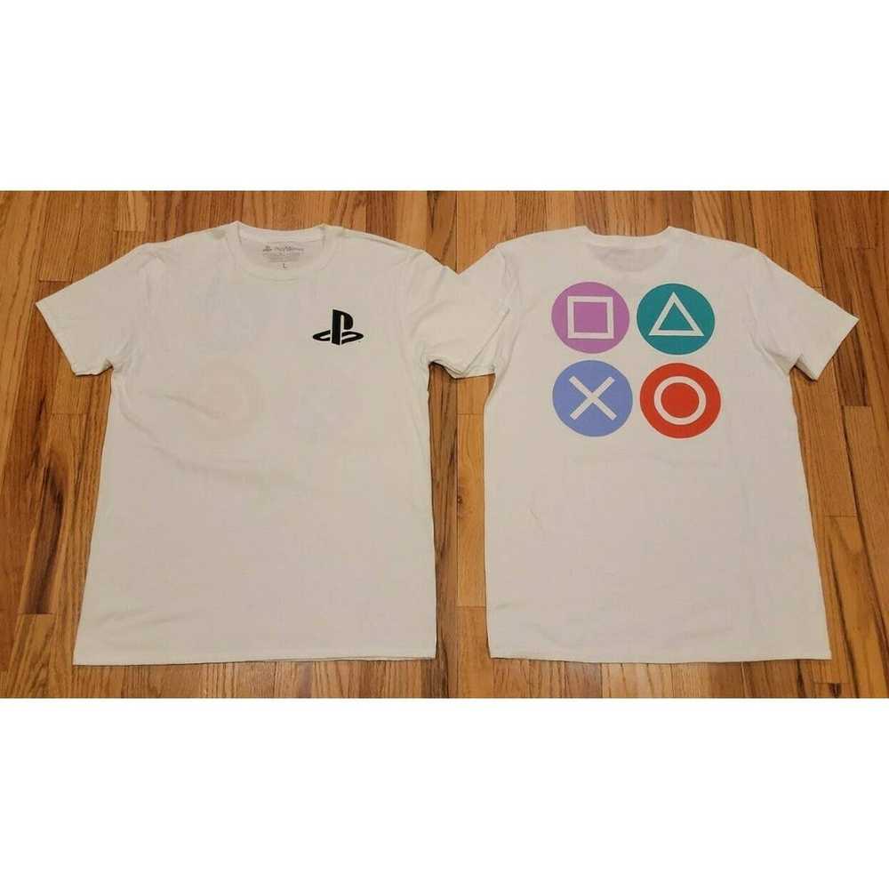 Playstation Controller Button Logo Mens T Shirt W… - image 1