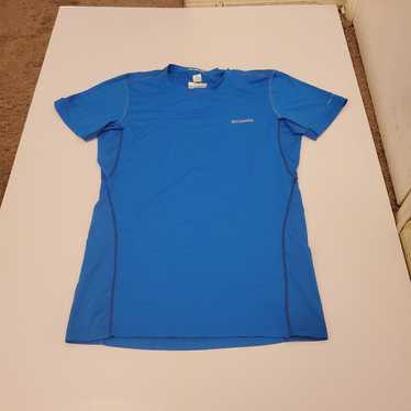 Columbia Blue Ladies Athletic Shirt Top XL Sweat Activated Cooling Omni  Freeze