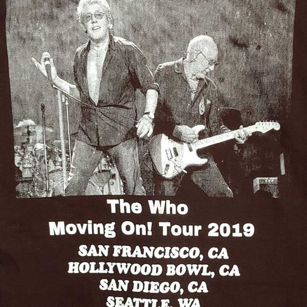 T-Shirt The Who 2019 Concert Black med - image 6