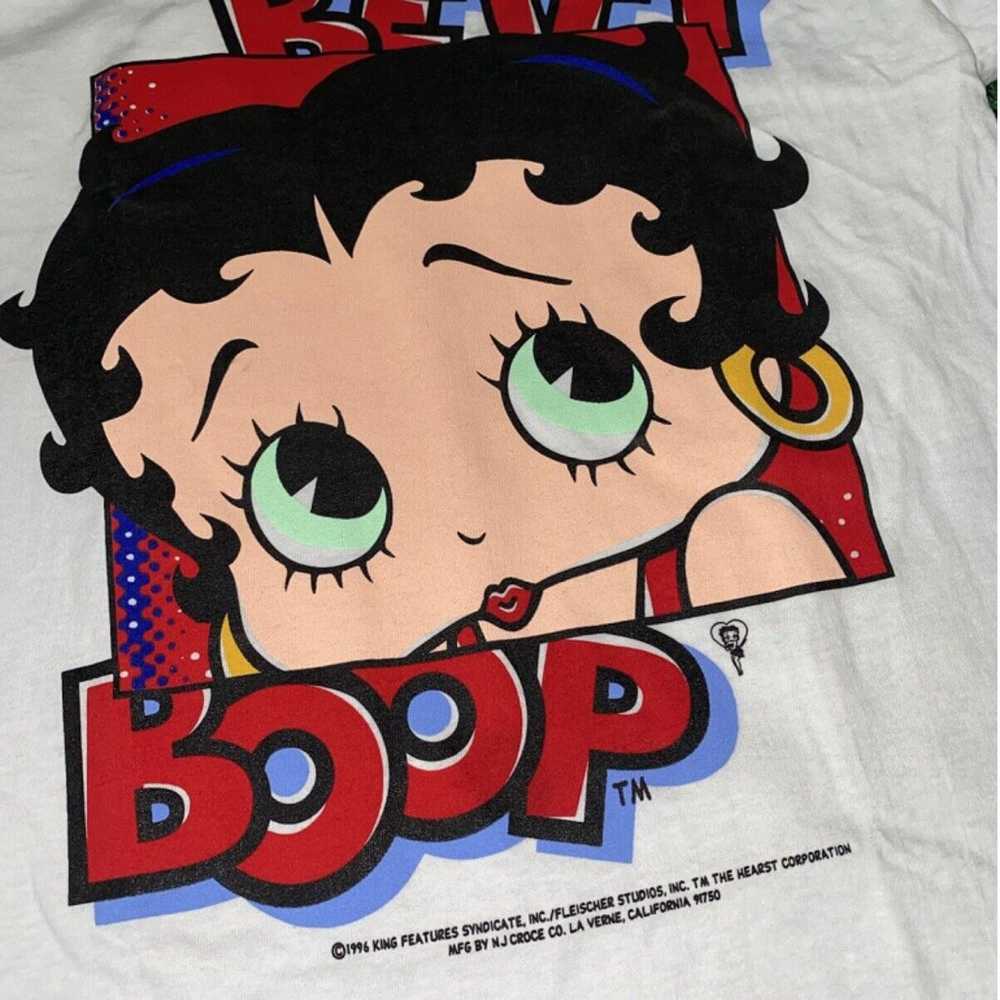 Vtg Betty Betty Boop 1996 T shirt Single Stitch - image 2