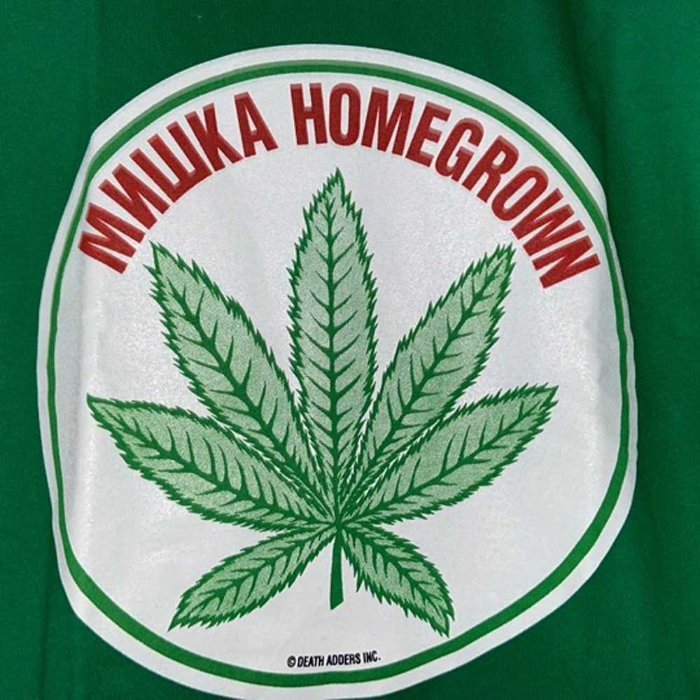 Mishka MNWKA Homegrown Cannabis Leaf logo t shirt… - image 2