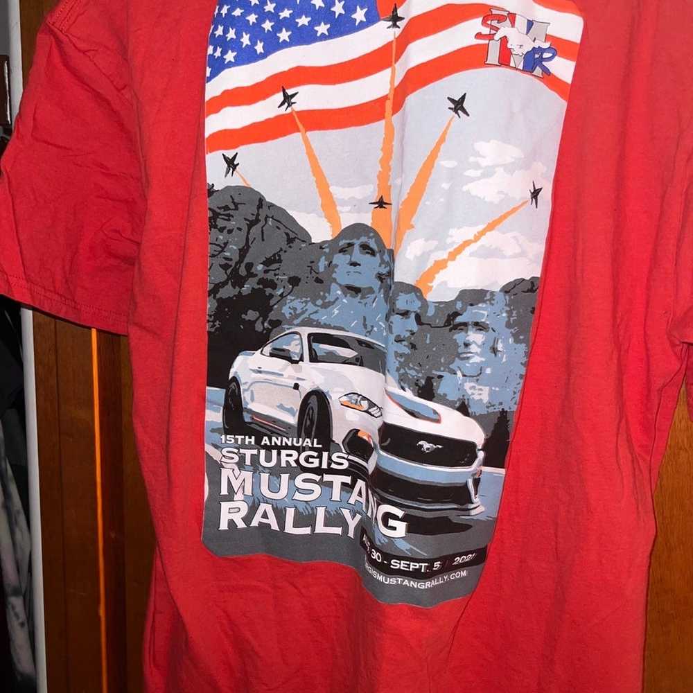 Sturgis Mustang 15th Annual Rally T Shirt - image 2