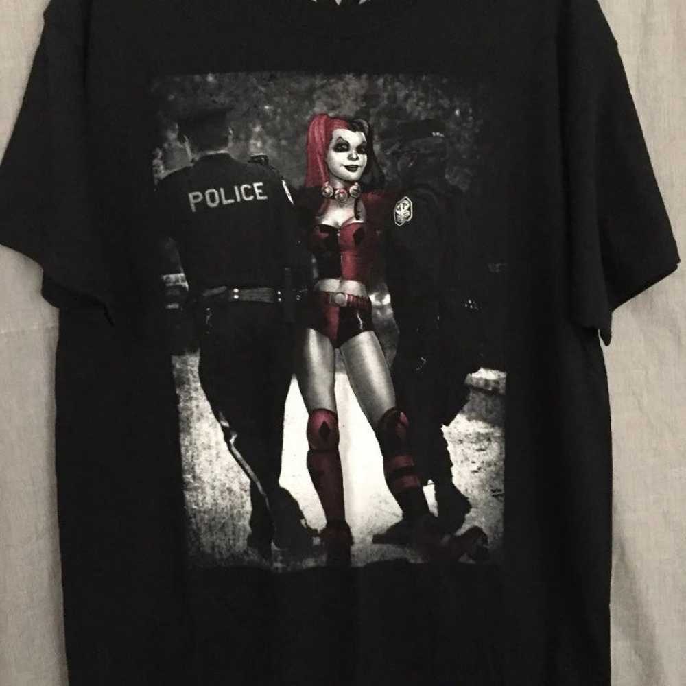 Harley Quinn Police T-Shirt Tee DC Comic Batman U… - image 1