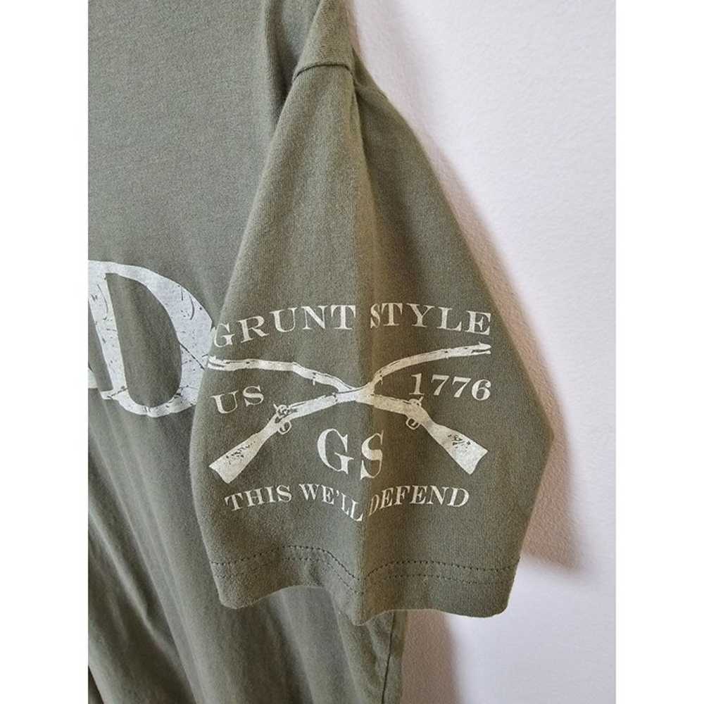 Grunt Style DAD Military Green T-Shirt - image 4