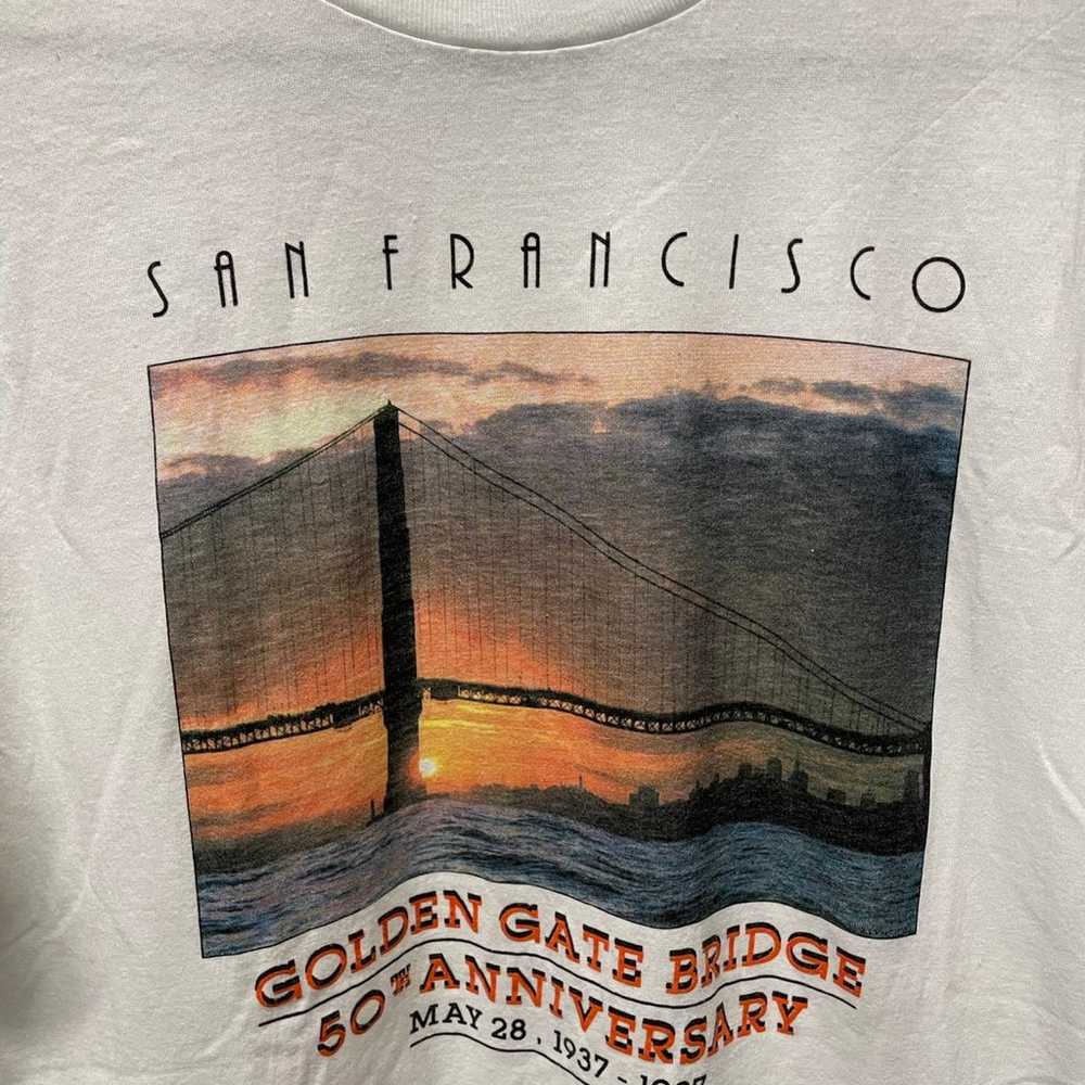 Vintage 1987 Golden Gate Bridge 50th Anniversay S… - image 2