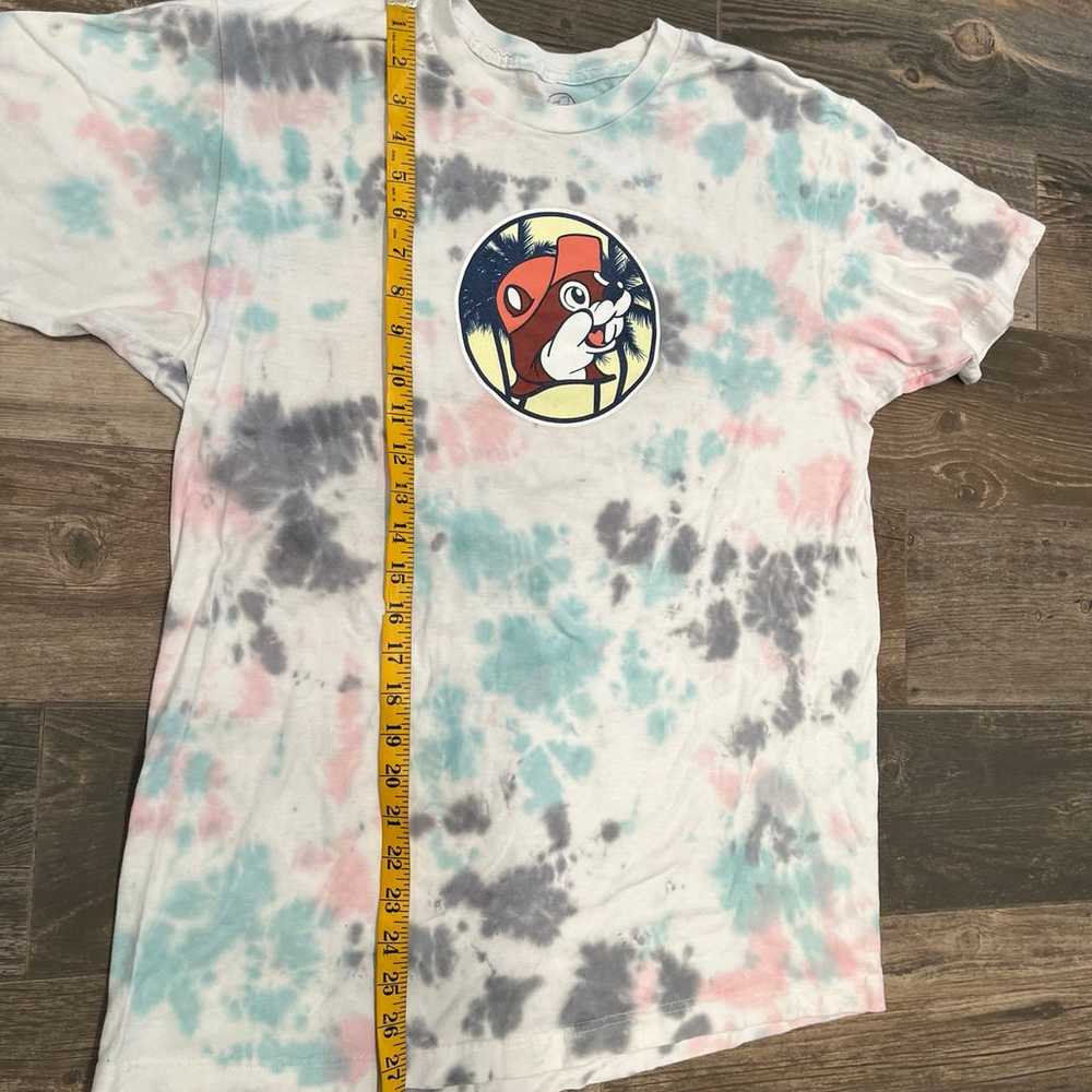 Gone To Buc-ees Tie-Dye T Shirt Surf Themed Size L - image 4