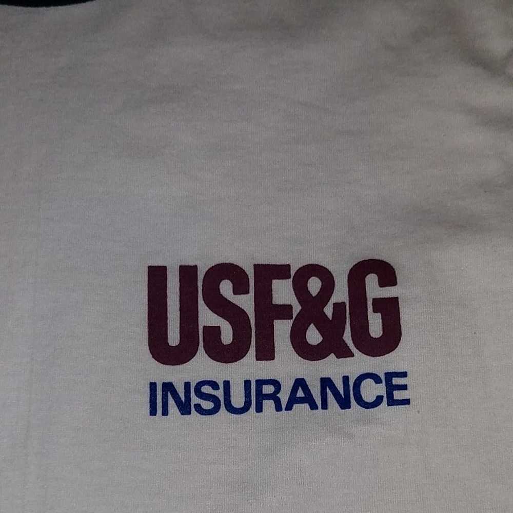 Vintage Single Stitched Deadstock US&G Insurance … - image 3