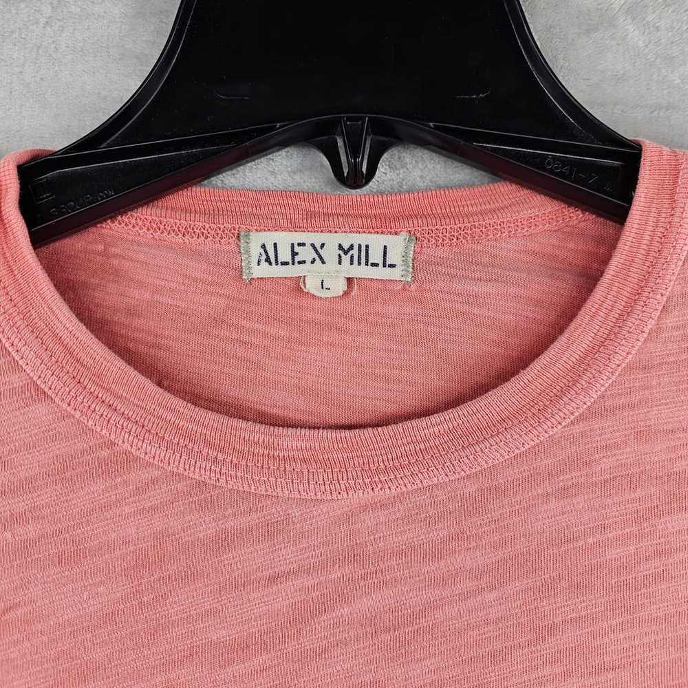 Alex Mill Vintage Wash Pocket Tee Mens Large Pink… - image 2