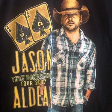Jason Aldean 2017 Concert Tour Tshirt. They Don’t… - image 1