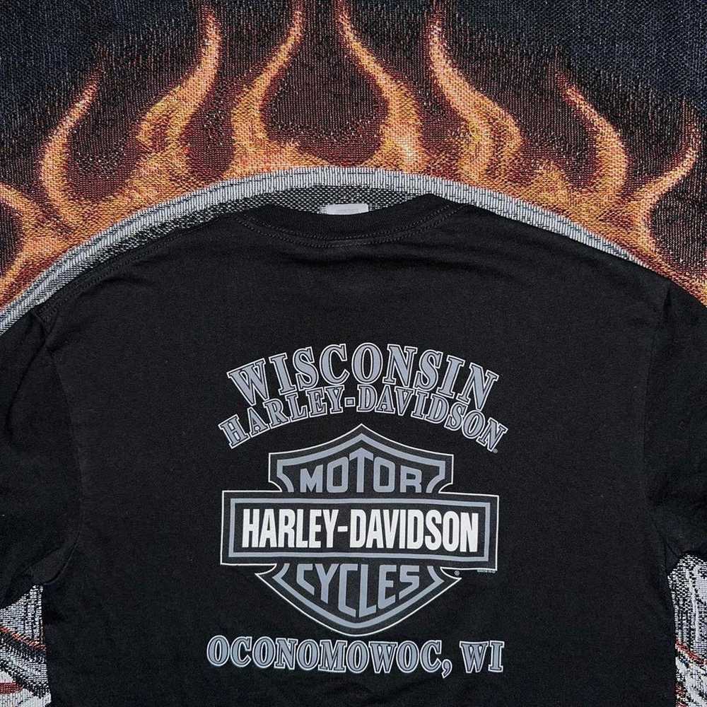 Harley Davidson shirt Oconomowoc, Wi - image 5