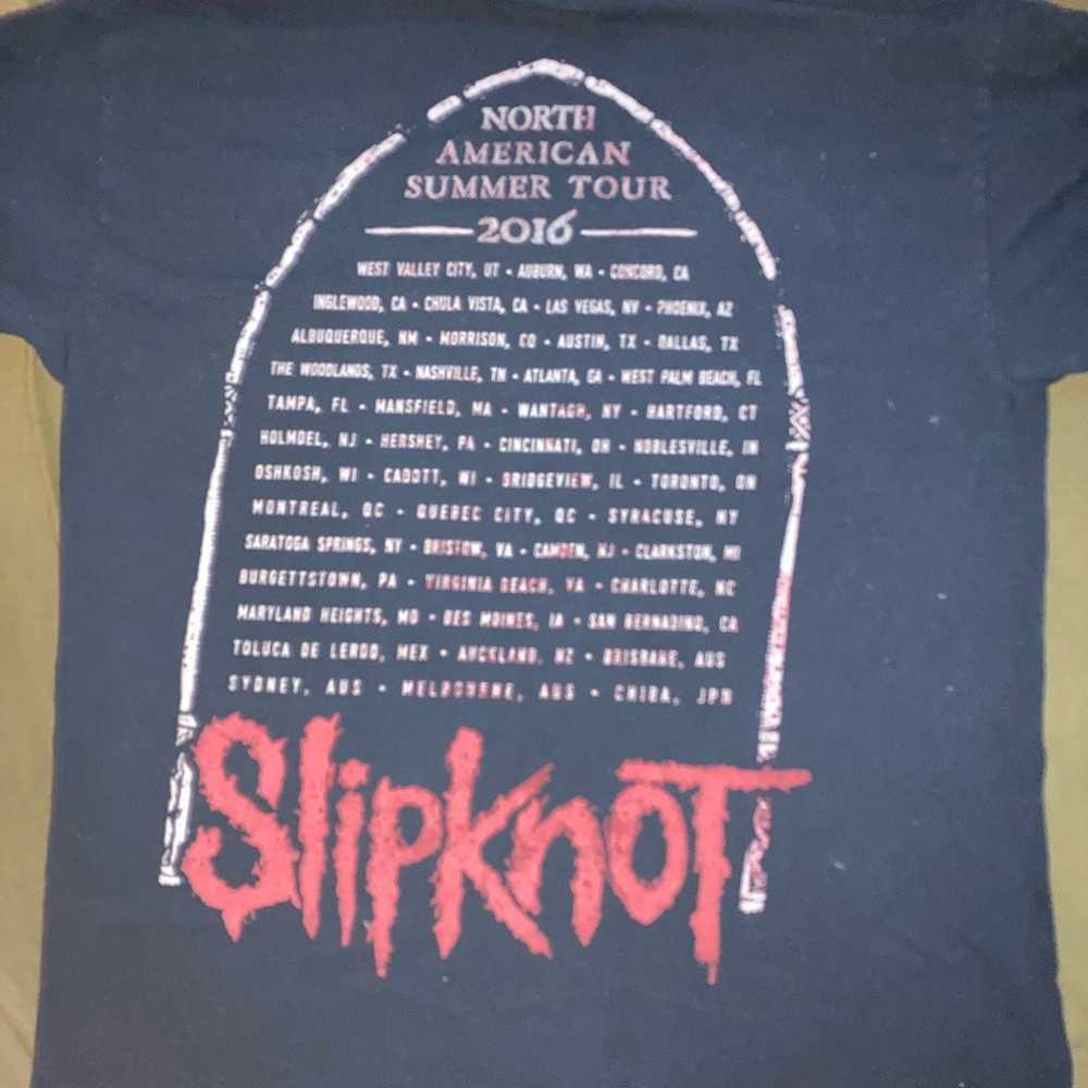 Slipknot 2016 NA summer tour shirt - image 2