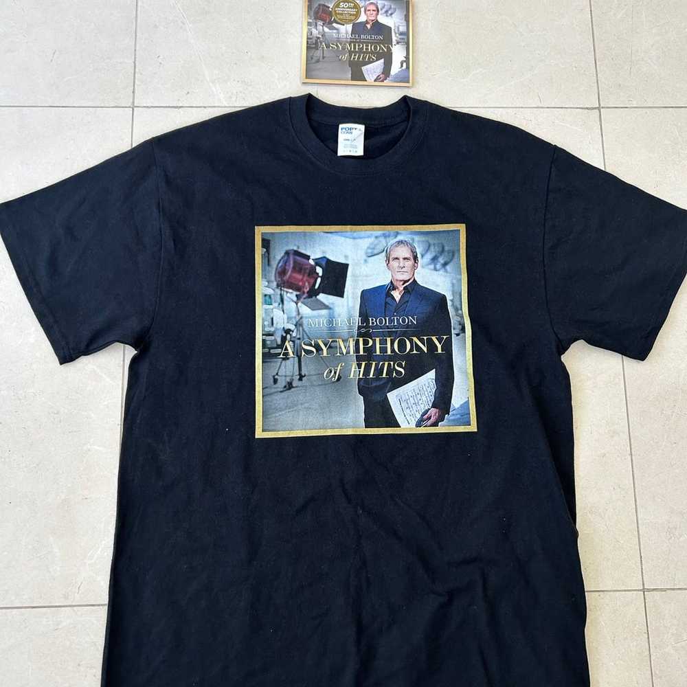 Michael Bolton concert tshirt and sealed CD - image 1