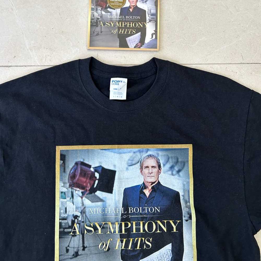 Michael Bolton concert tshirt and sealed CD - image 2